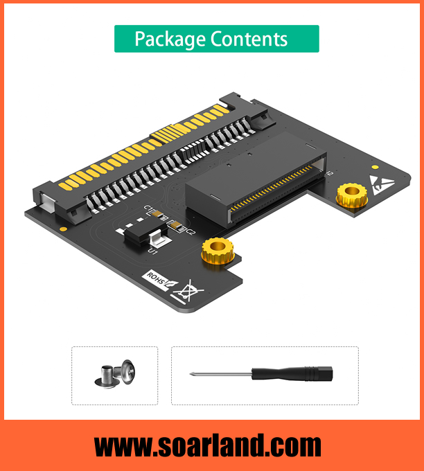 EDSFF SSD to U.2 SFF-8639 Adapter 