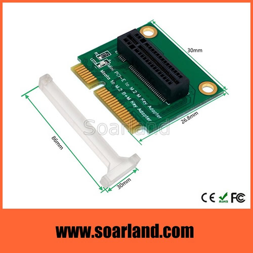 M.2 to mini PCIe or mSATA Adapter