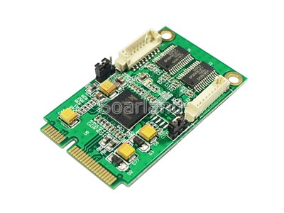 2-Port Serial RS232 mini PCIe Card