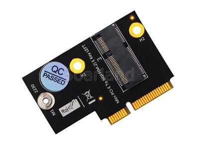 M.2 KEY-E to half-size mini PCIe Adapter