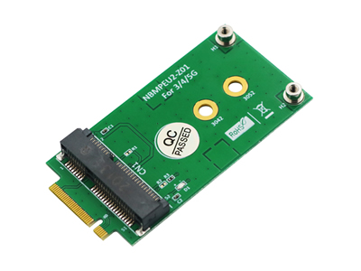 M.2 Key-B to Mini PCIe Adapter for 3G/4G/5G
