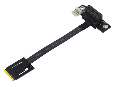 PCIe x1 to M.2 Key A+E Adapter Cable