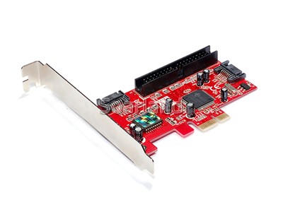 PCIe 2 Ports SATA + IDE Combo Adapter JMB363