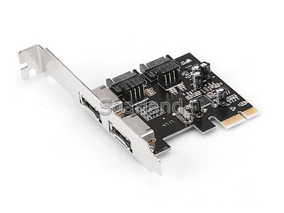 PCIe 4 Ports SATA3 Adapter ASM1061