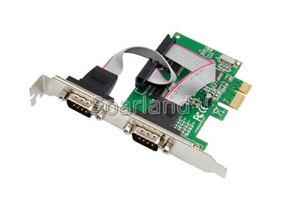PCIe 2 Ports Serial RS232 Card CH382L