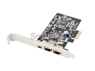 PCIe 3 Ports Firewire 400 1394a Adapter Card