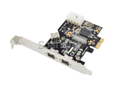 PCIe 3 Ports Firewire 800 1394B Adapter Card