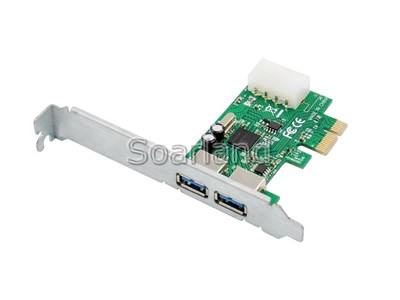 PCIe 2 Ports USB 3.0 Adapter Card NEC 720200