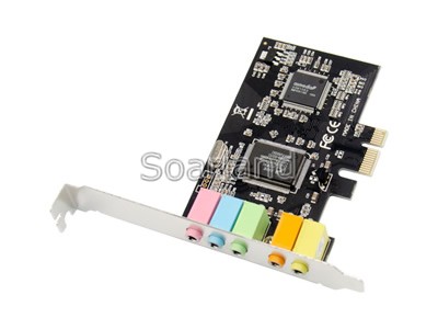 PCIe 5.1 Channel Sound Adapter Card