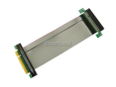 Flexible PCI-E 8x Riser Card Extender