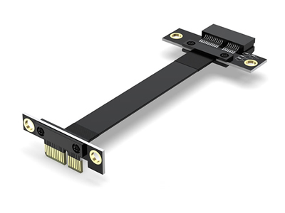 PCIe x1 Riser Cable 90-Degree Male