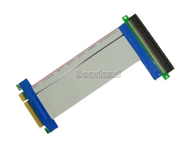 Flexible PCI-E 8x to 16x Riser Card  